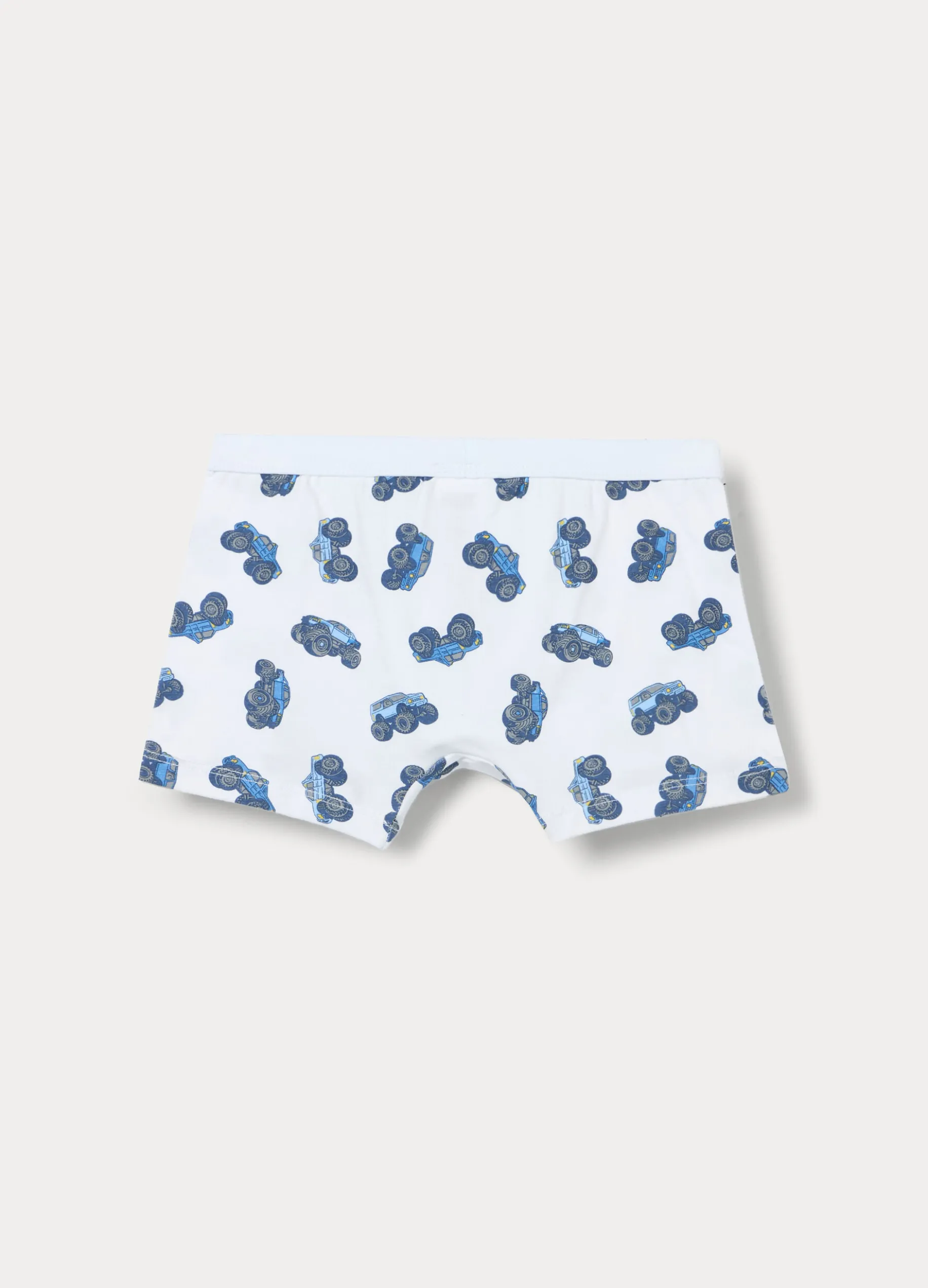 Pack 3 boxer in jersey di cotone stretch ragazzo