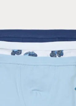 Pack 3 boxer in jersey di cotone stretch ragazzo