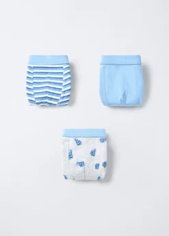 Pack 3 boxer in jersey di cotone stretch bambino