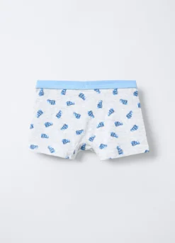 Pack 3 boxer in jersey di cotone stretch bambino