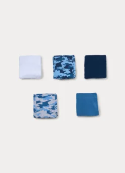 Pack 5 boxer in jersey di cotone stretch ragazzo