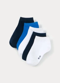 Pack 5 calze corte in misto cotone stretch