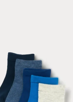 Pack 5 calze corte misto cotone