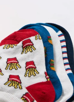 Pack 5 calze corte misto cotone