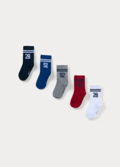 Pack 5 calze misto cotone