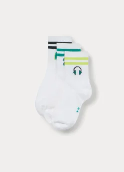 Pack 3 calze sportive in spugna stretch