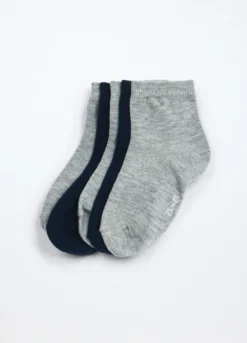 Pack 5 calzini corti misto cotone