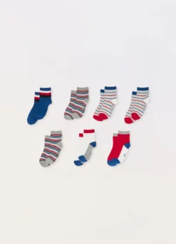 Pack 7 calzini corti misto cotone