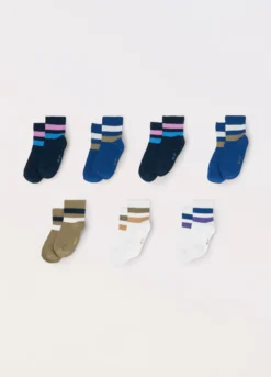 Pack 7 calzini corti misto cotone