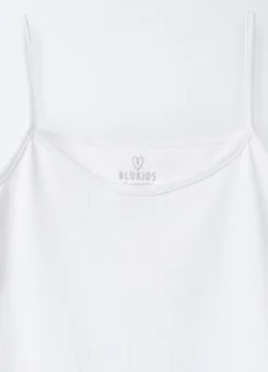 Pack 2 canotte in jersey di cotone stretch ragazza