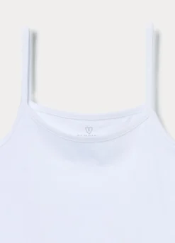 Pack 2 canotte intime in jersey di cotone stretch ragazza