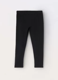 Pack 2 leggings in jersey di cotone stretch ragazza