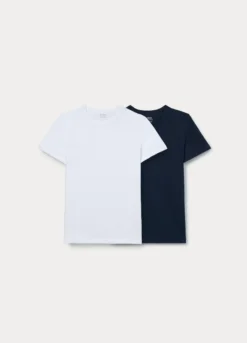 Pack 2 magliette intime in jersey di puro cotone ragazzo