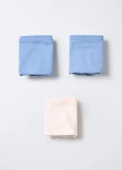 Pack 3 slip in jersey di cotone stretch ragazza