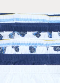Pack 7 slip in jersey di puro cotone bambino