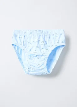Pack 7 slip in jersey di puro cotone bambino
