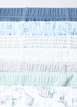 Pack 7 slip in jersey di puro cotone bambino
