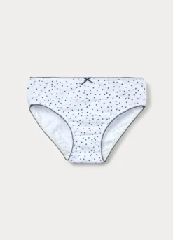 Pack 7 slip in jersey di puro cotone ragazza