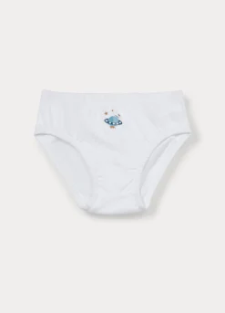 Pack 5 slip in jersey di puro cotone bambino