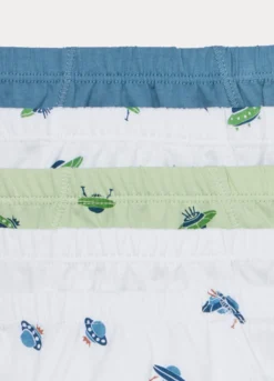 Pack 5 slip in jersey di puro cotone bambino