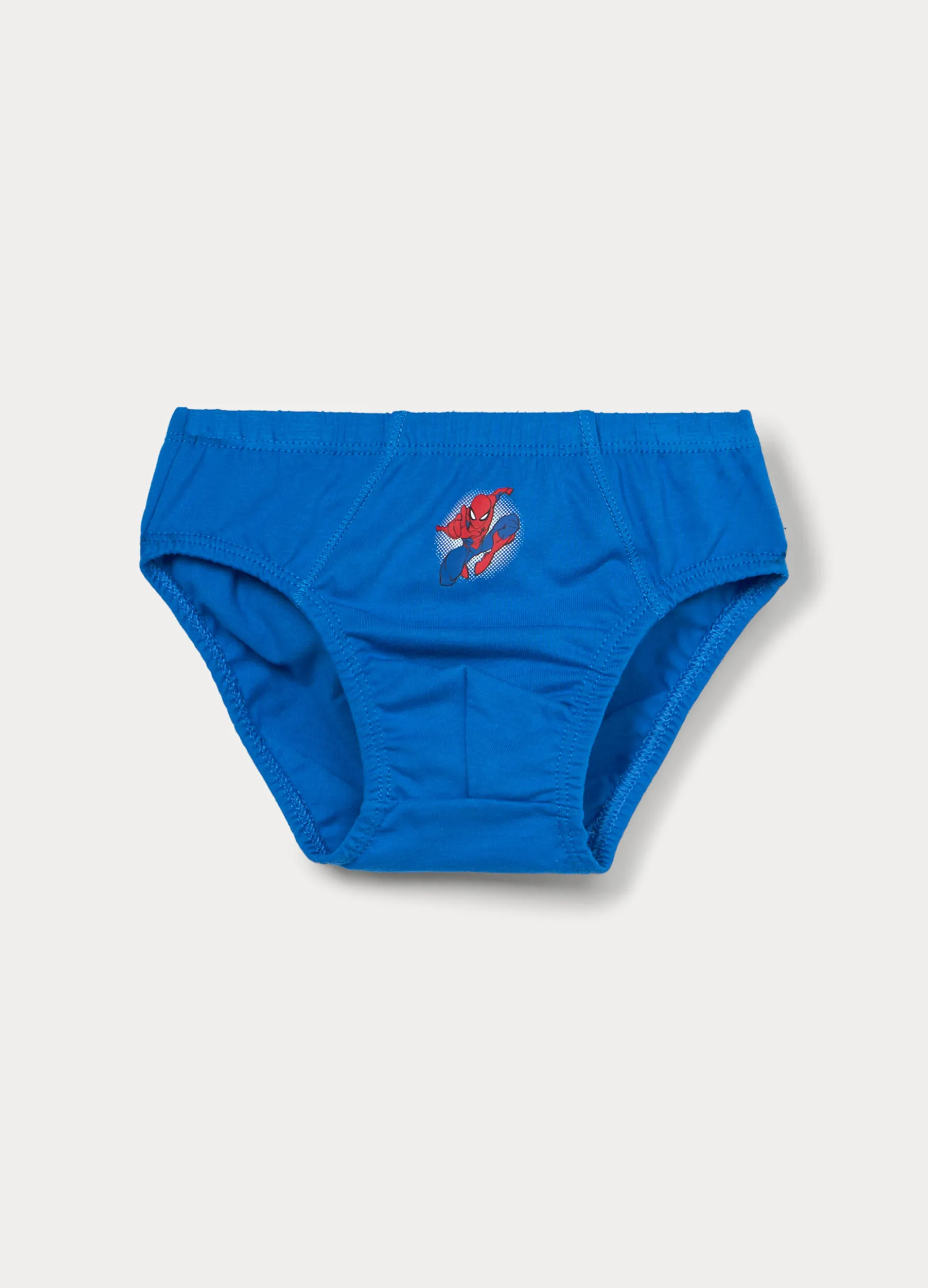 Pack 5 slip in jersey Spider Man di puro cotone bambino