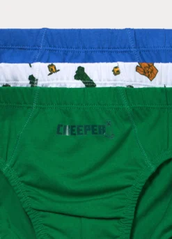 Pack 3 slip Minecraft in jersey di puro cotone bambino