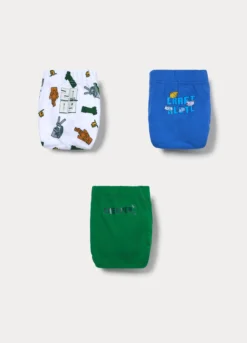 Pack 3 slip Minecraft in jersey di puro cotone bambino