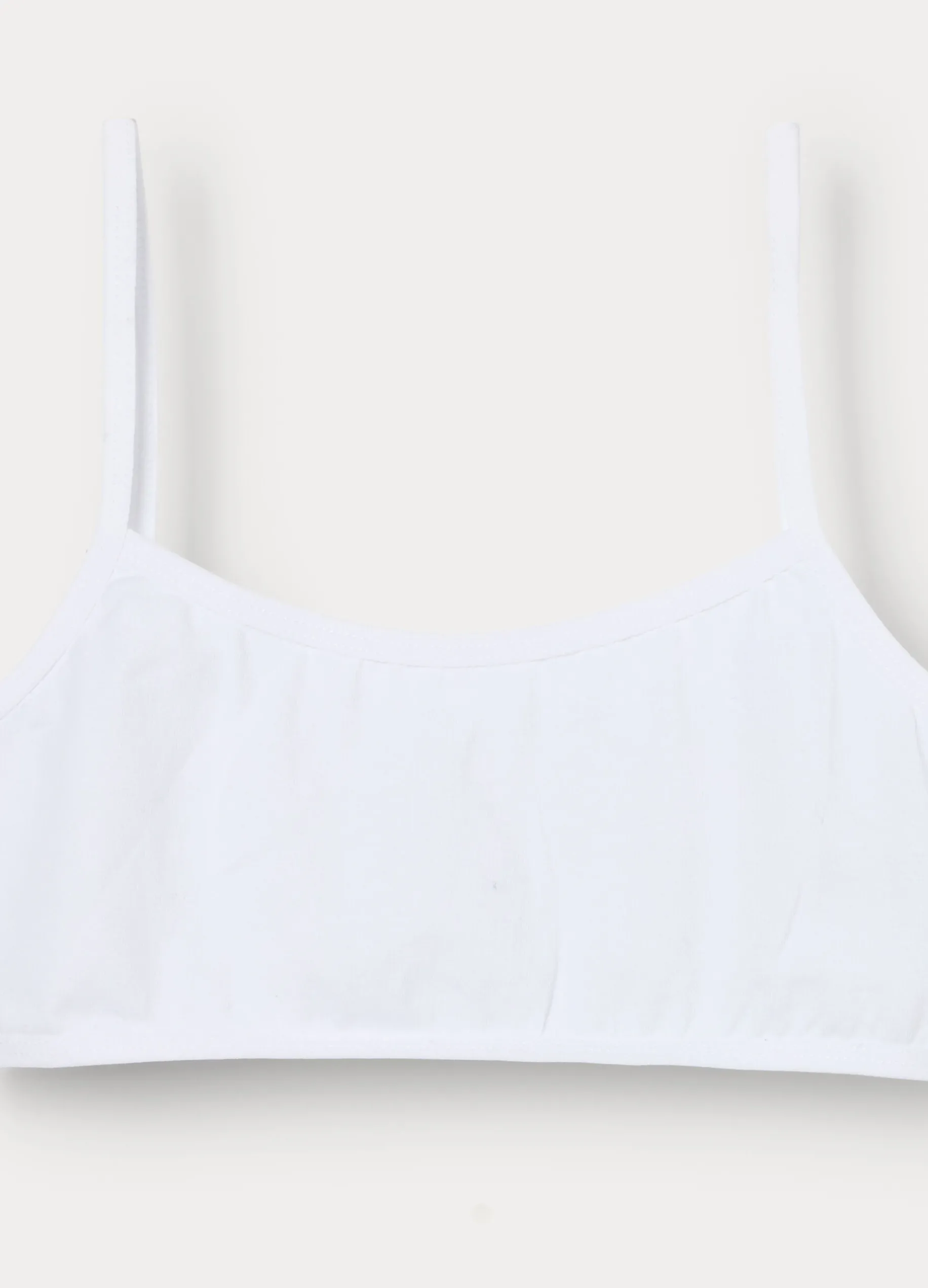 Pack 2 top in jersey di cotone stretch ragazza