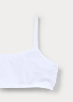 Pack 2 top in jersey di cotone stretch ragazza