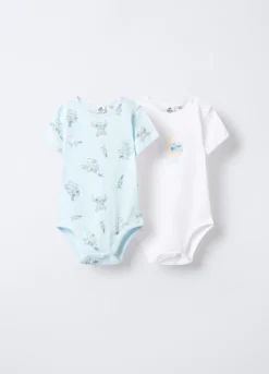 Pack 2 body Disney in costina di puro cotone