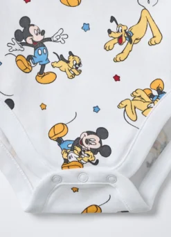 Pack 2 body Disney in interlock di puro cotone neonato