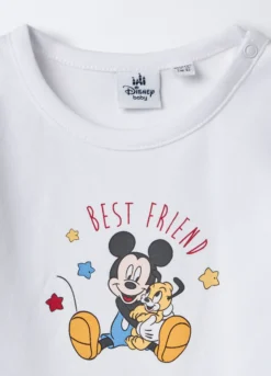 Pack 2 body Disney in interlock di puro cotone neonato
