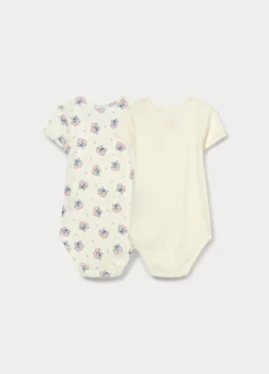 Pack 2 body in costina di puro cotone