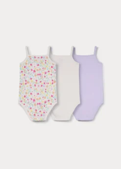 Pack 3 body in costina di puro cotone