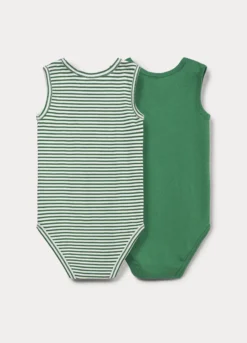 Pack 2 body in costina di puro cotone