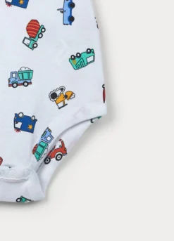 Pack 3 body in costina di puro cotone