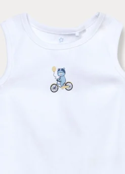 Pack 3 body in costina di puro cotone