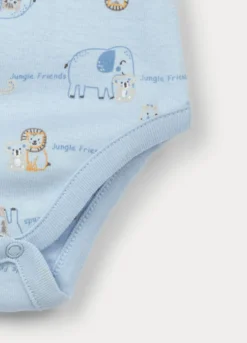 Pack 3 body in costina di puro cotone