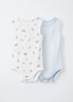 Pack 2 body in costina di puro cotone