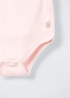 Pack 2 body incrociati in interlock di puro cotone neonata
