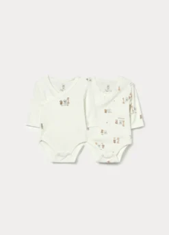 Pack 2 body in interlock di puro cotone