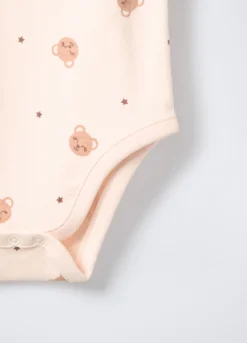 Pack 3 body in interlock di puro cotone neonata