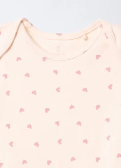 Pack 3 body in interlock di puro cotone neonata