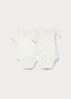 Pack 2 body in interlock di puro cotone neonato