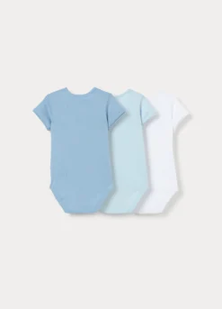 Pack 3 body in puro cotone neonata