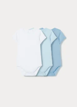 Pack 3 body in puro cotone neonato