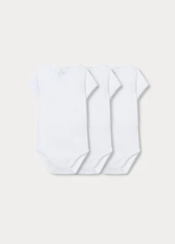 Pack 3 body in puro cotone neonato