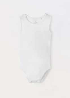 Pack 3 body smanicati in puro cotone neonata