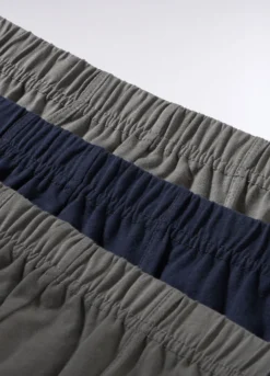 3 pack boxer in cotone con elastico uomo
