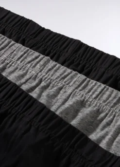3 pack boxer in cotone con elastico uomo